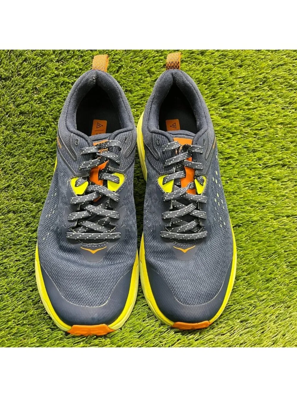 Hoka One One Challenger ATR 6 GTX Mens Size 9 Blue Yellow Running Shoes Sneakers